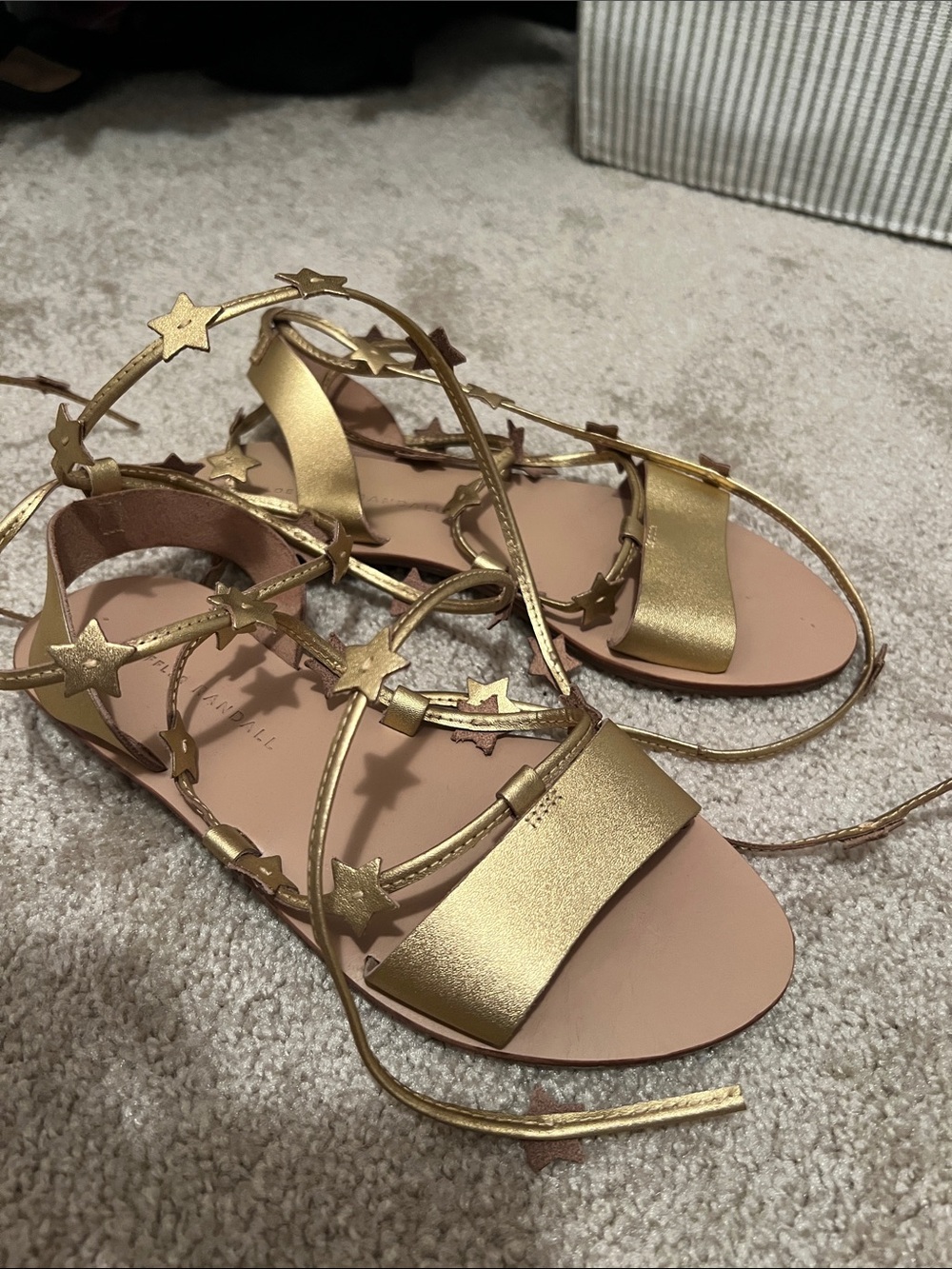 Loeffler Randall Starla Ankle Wrap sandals size 6